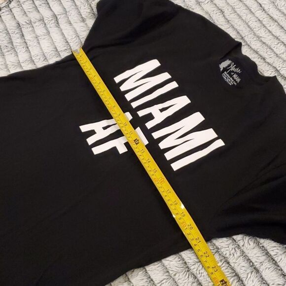 Black Miami AF men's tee size XL - Picture 4 of 6